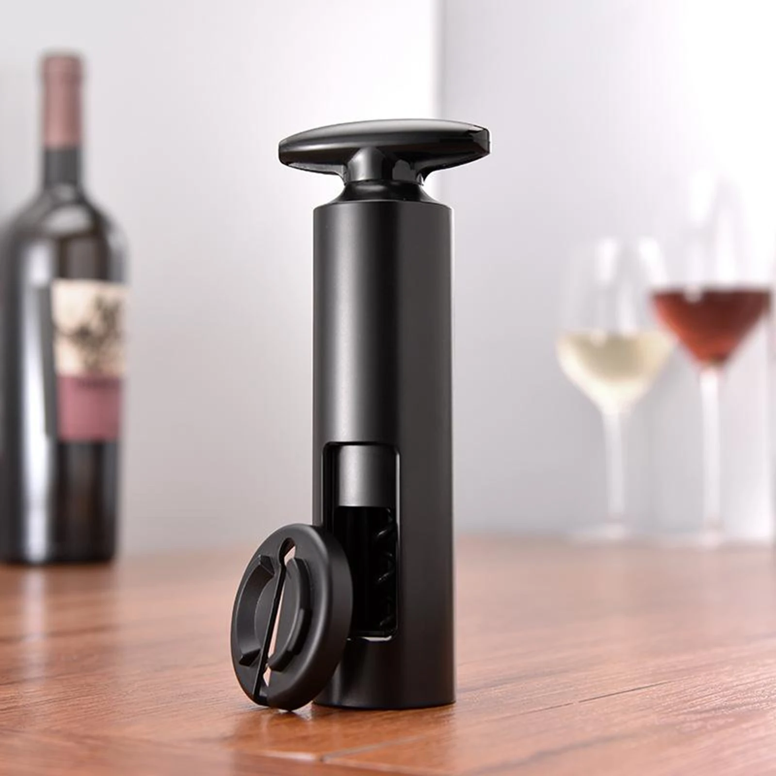 Manual Wine Opener Cordless Plastic Corkscrew Red Wome Bottle Cork Puller Remover Tool