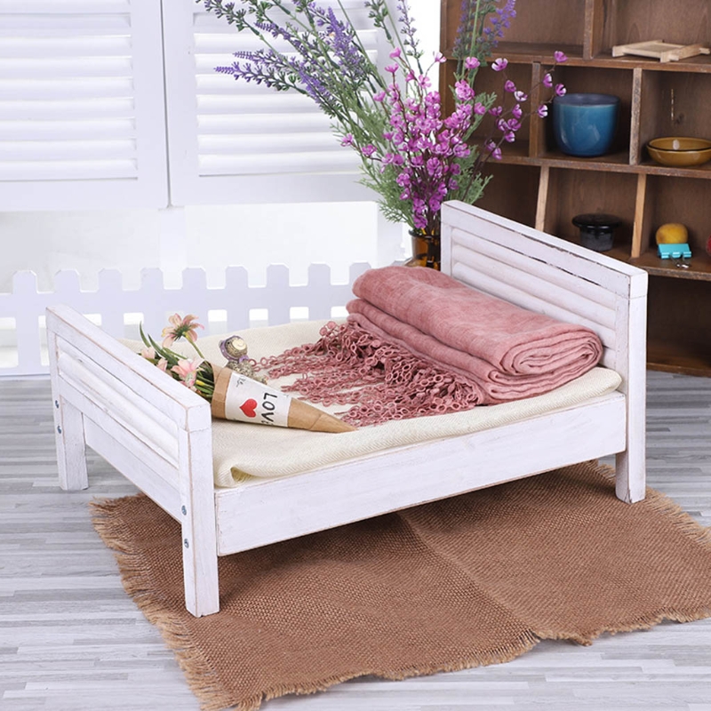 Cama do Bebê Berço de Madeira Recém-nascido Posando Destacável Mini Foto Tiro Adereços Infantil Fotografia Acessório N7me 2 Fotografia de recém-nascidos