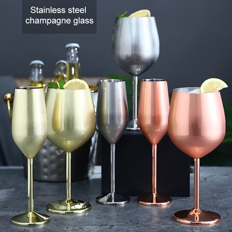 Lot De 4 Coupes à Glace En Acier Inoxydable - 200ml, Design Avec Poignée Haute - Pour Dessert, Fruits, Cocktail