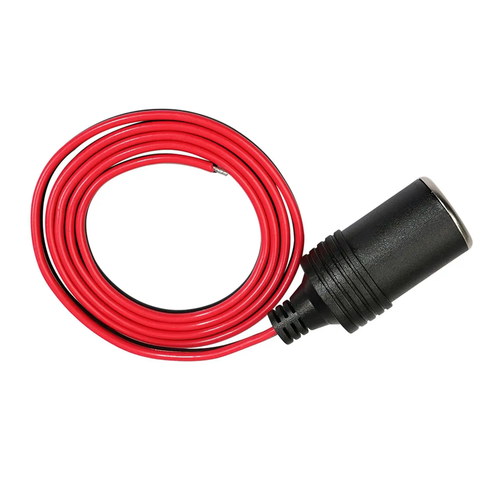 3.3FT 120W 18AWG 12V 24V Car Cigarette Lighter Female Socket Cable Power Supply Cord Adapter Connector