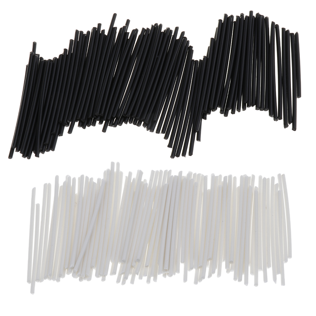 2 Pack/200pcs ABS Plastic Guitar Fretboard Fingerboard Side Dot Inlay Markers Rods DIY Guitar Parts & Accessories