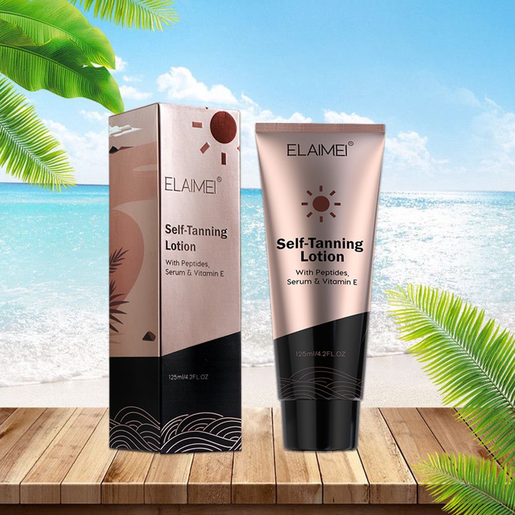 Self Tanner Lotion Organic Natural Bronzing Nourishing Self Tanning Lotion Beauty Personal Skin Care Sunless Body Bronzer 125 mL