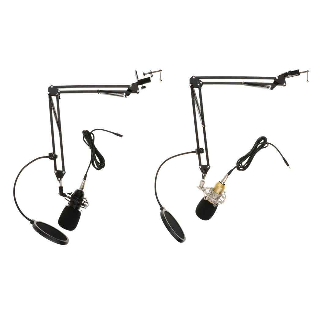 BM800 Dynamic Condenser Studio Recording Microphone Mic for Broadcasting