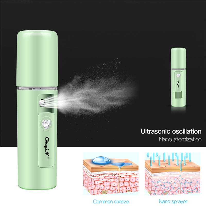 Best of Ckeyin Mini Facial Steamer Nano Face Sprayer Ultrasonic Ozone Mist Humidifier Mister Moisturizing Lighting Portable Face Care 45 Reviews & Tips