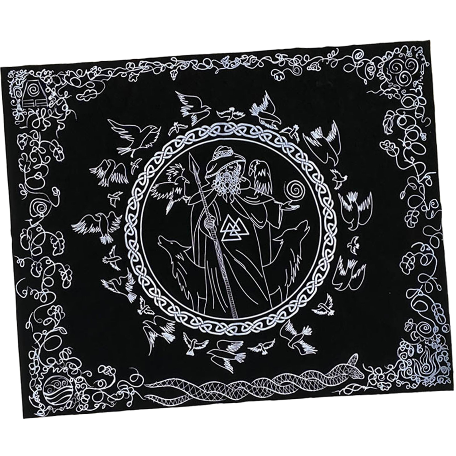 74x60cm Rituals Tarot Card Tablecloth Altar Cloth Board Game Astrology