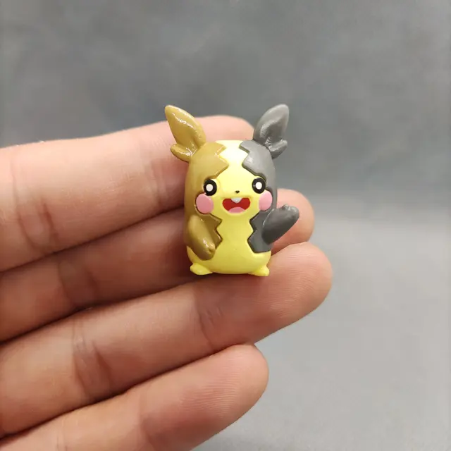 8 pçs conjunto pokemon pequeno tamanho modelo ornamentos de mesa ir para  galar região pikachu ponyta wooloo yamper sobble anime