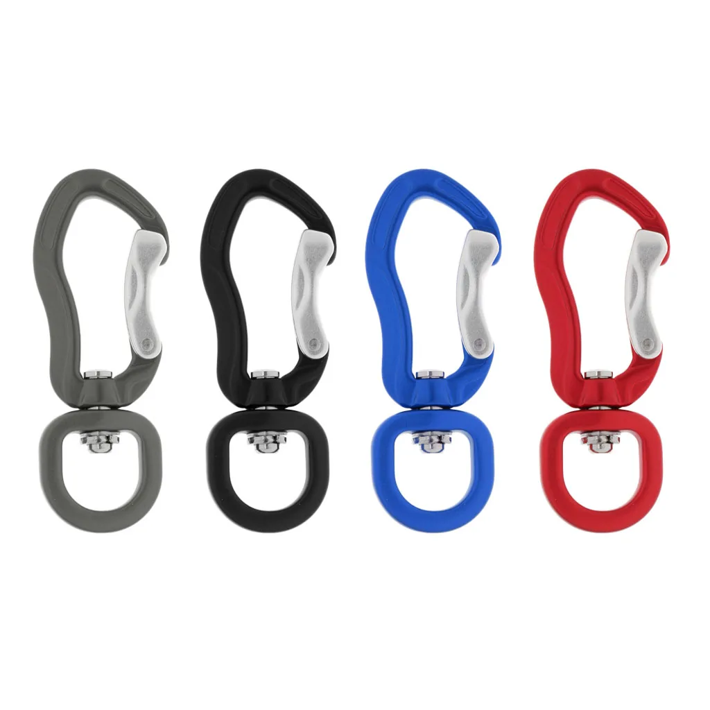 400KG Swivel Carabiner Hanging Connect Hook for Climbing Camping Hiking 3 Colors - Super Strong and Lightweight