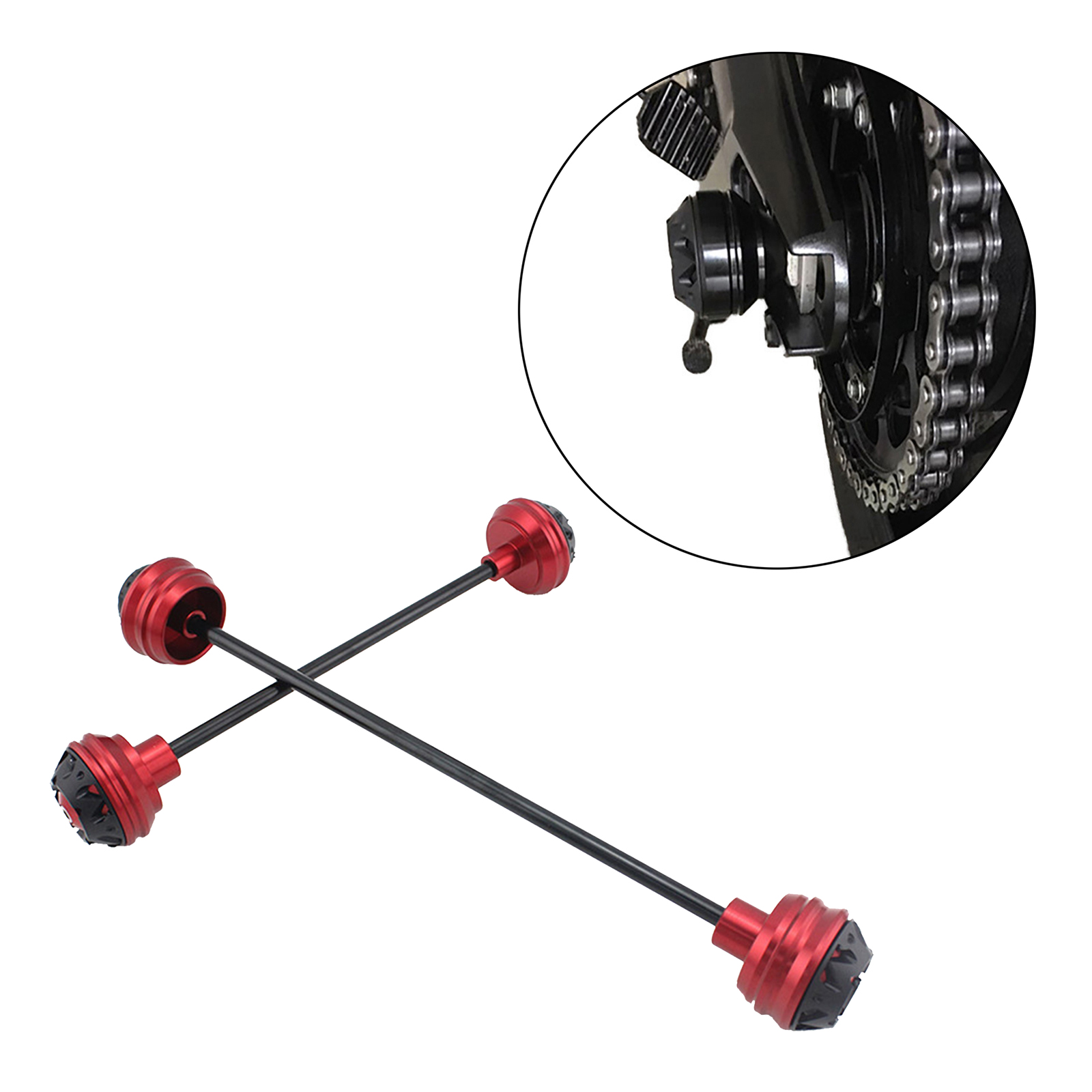 Aluminum Alloy Motorcycle Wheel Fork Axle Frame Sliders for BMW HP4 S1000RR S1000R 2009-2016