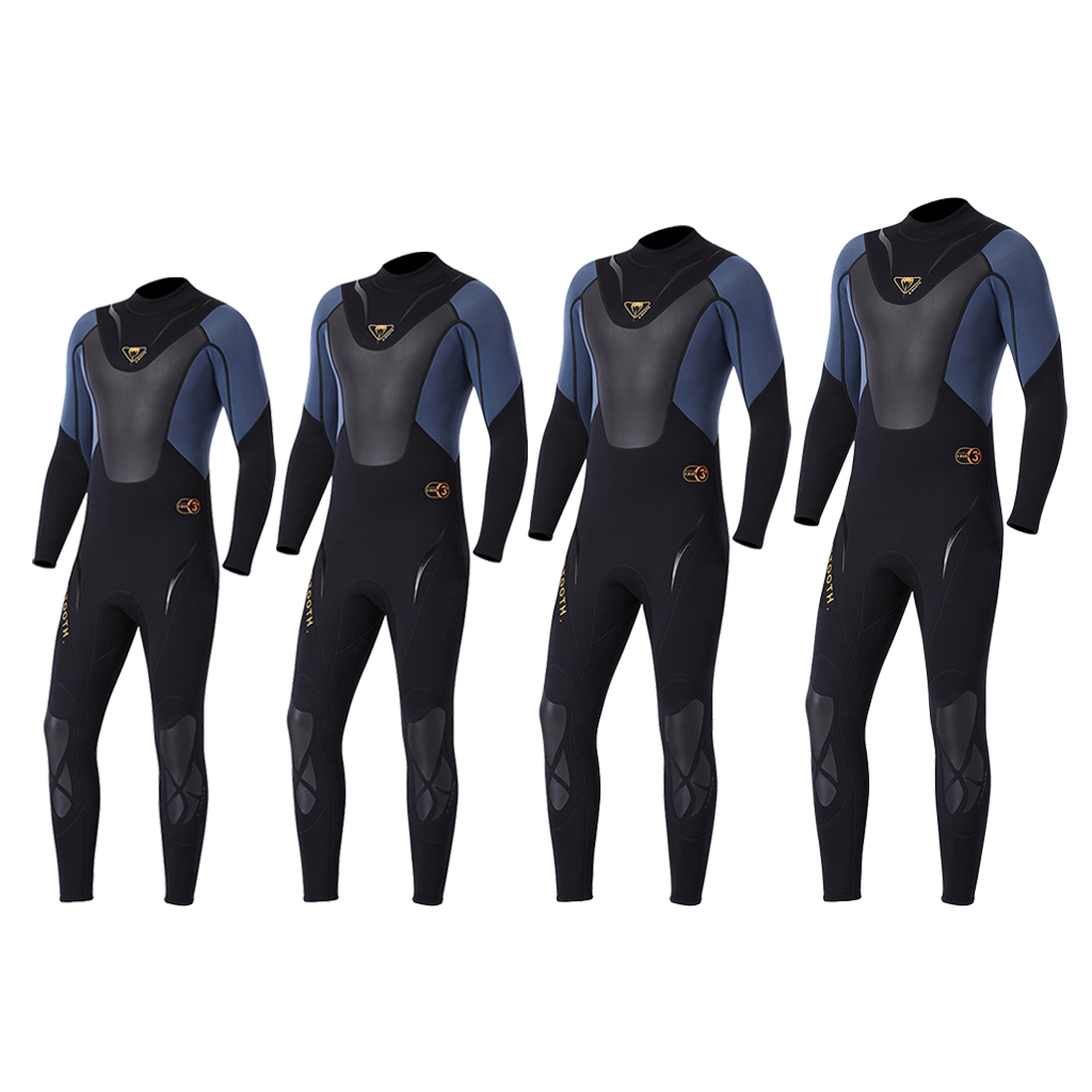 3mm Male Diving Wetsuit One-Piece Diving Suit Jumpsuit Rash Guard Scuba Diving Swimming  Full Body Swimsuit