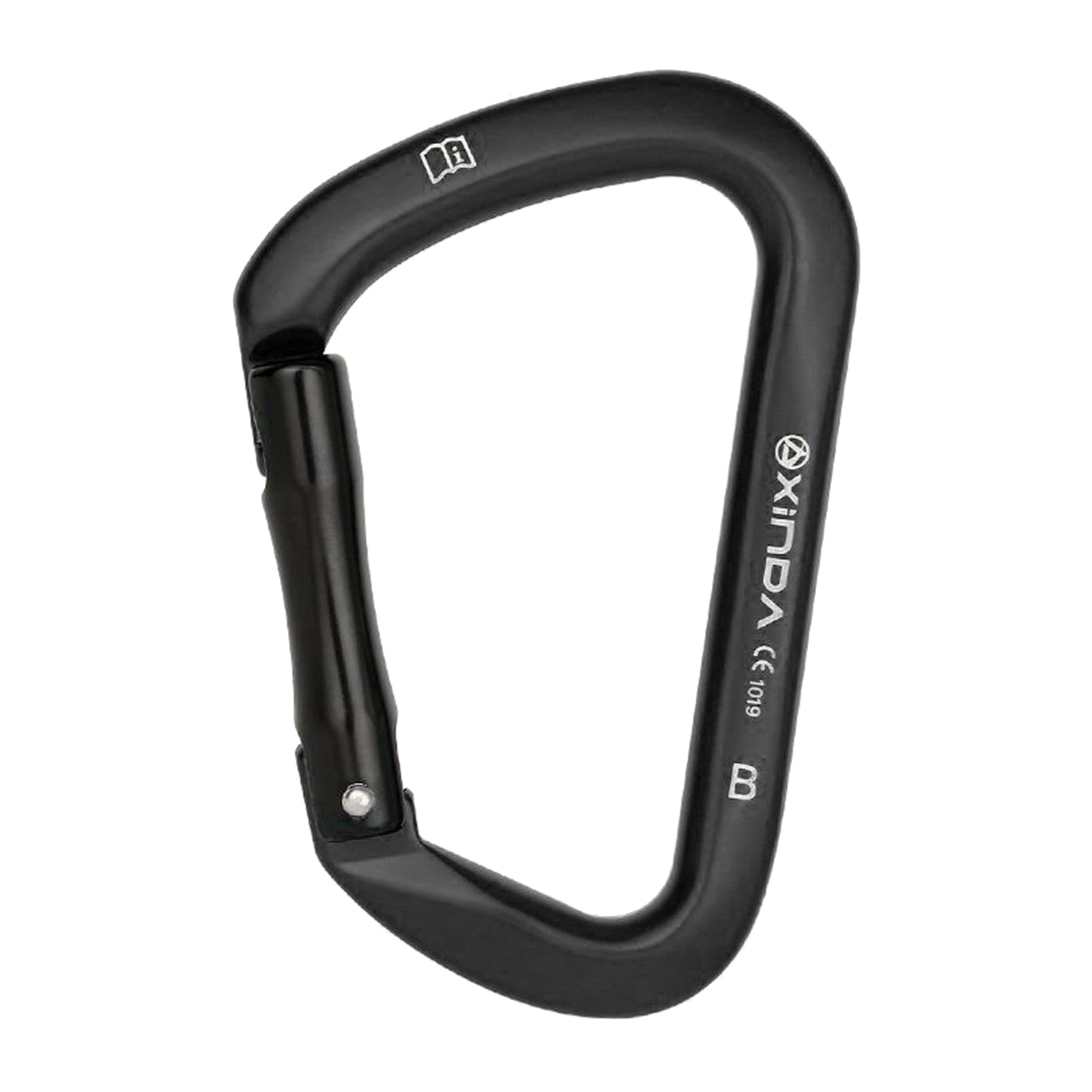 25KN Climbing Carabiner Heavy Duty 7.5x11.3 cm Outdoor Auto Locking Carabiners Karabiner Dog Leash Swing D-Ring Accessories