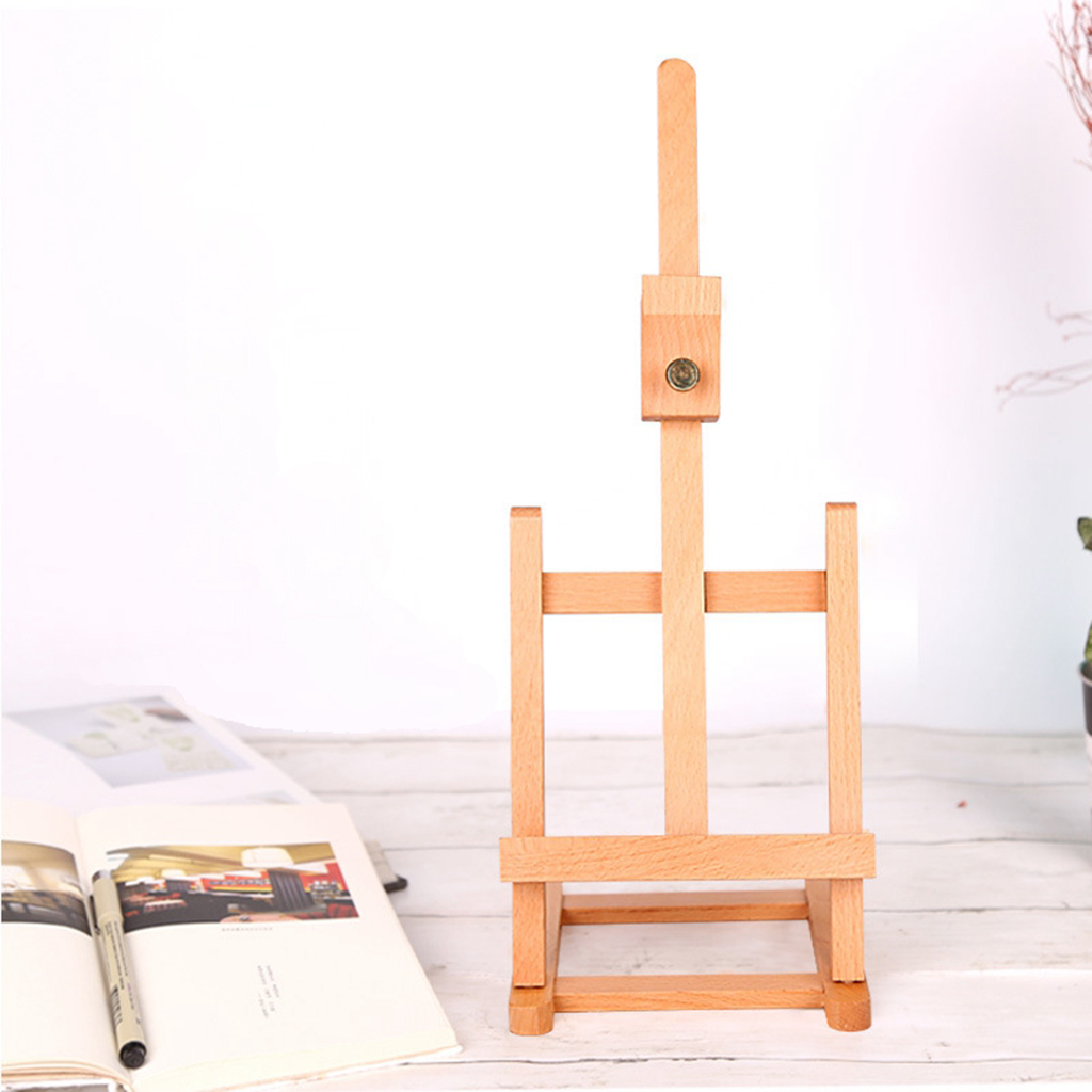 Wood Tabletop Display Easel for Artist Painting, Sketching, Displaying Photos,
