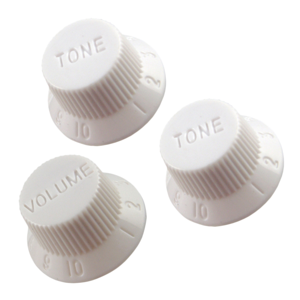 Tooyful Volume Knob Tone Button Replacement Parts for ST Sq Squier Guitar Accessries Pack of 3