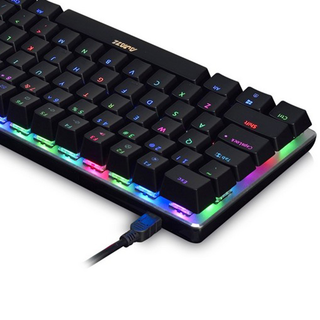 AJAZZ RGB Mechanical Keyboard 82 Keys Blue Black Switches Gaming Keyboard