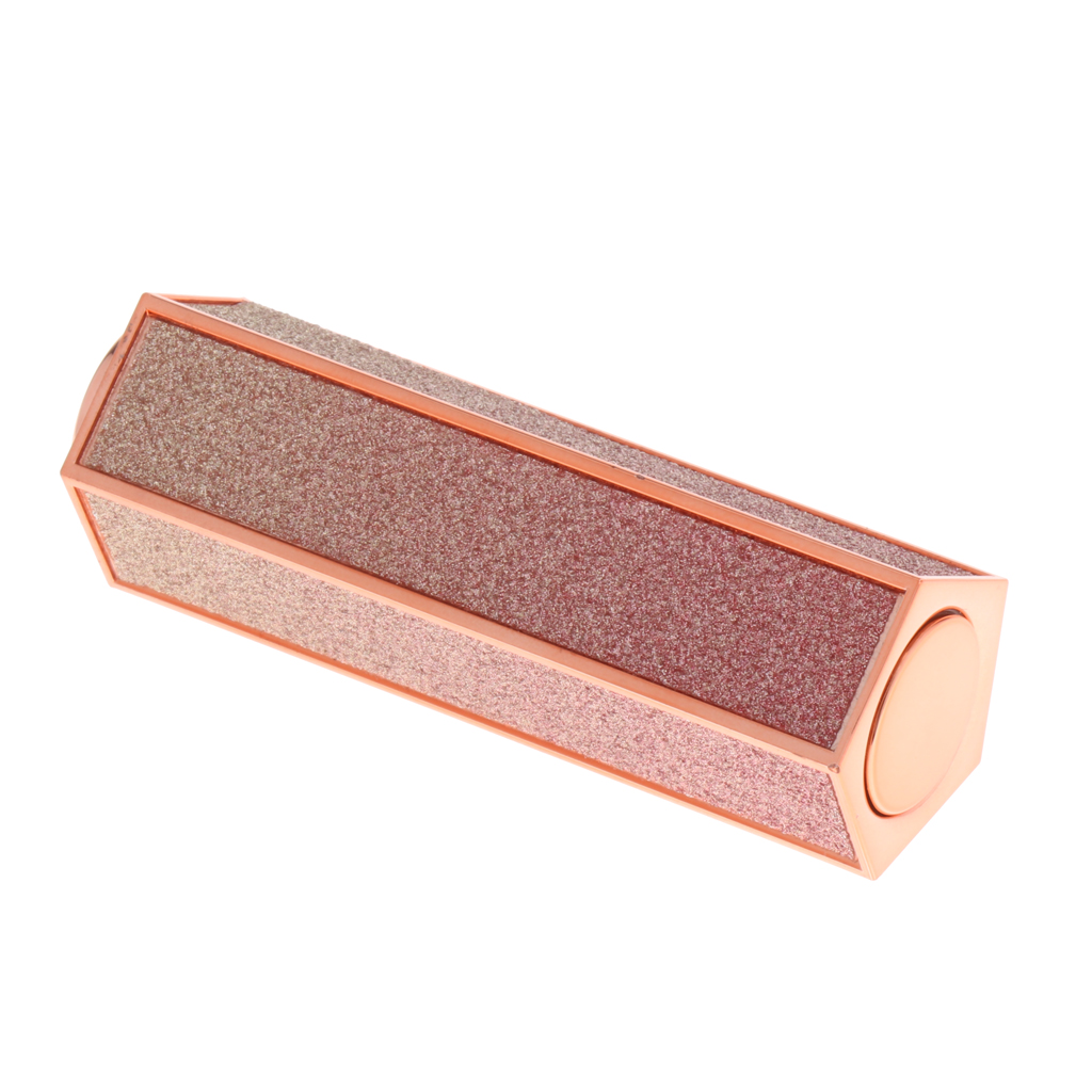 Empty Lipstick Tube Lip Balm Plastic Shiny Glittering Bottle Vial 12.1mm