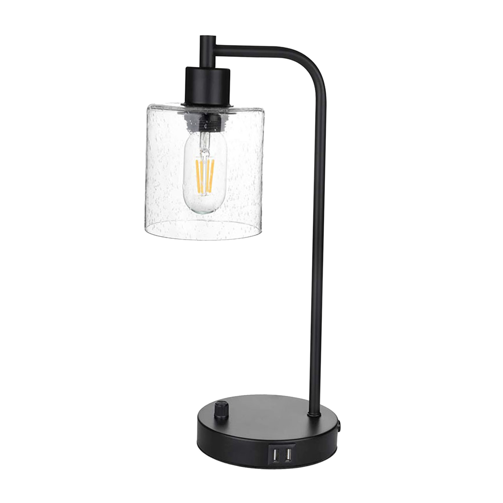 Bedroom Desktop Industrial Table Lamp Home Reading Lighting Lights UK Plug