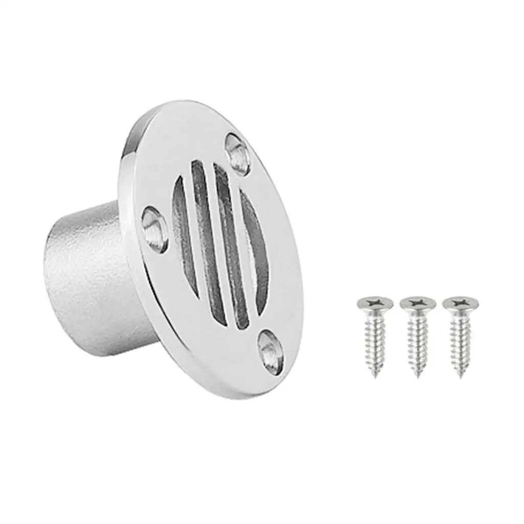 Boat Stainless Steel Floor Drain for Boat Yacht Deck Drainage Hardware 25mm Floor Drain Marine Accessories