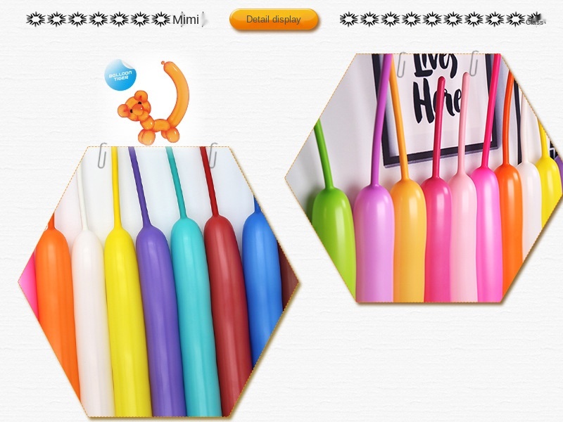 20/50pcs Small Prince Magic Changeable Long Balloon Monochrome Genuine Wedding Bar KTV Birthday Party Decoration