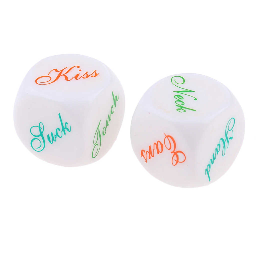 2pcs 6 Sided Luminous Adult Dice Toys Couple Foreplay Game Intensify Desire Party Date Night Adult Product Dices