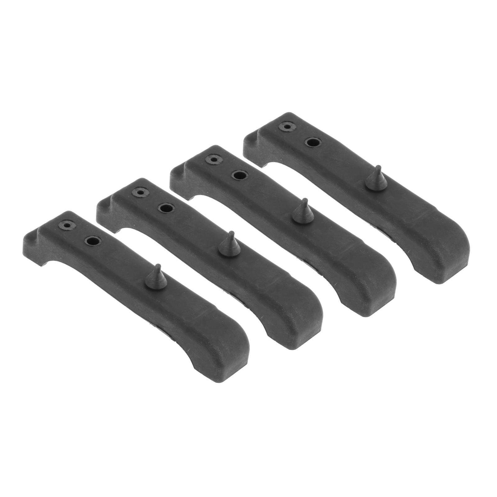4x Cars Rubber 4 Core Radiator Mounting Cushions Support Pads, Fit for GM 1968-1981 4012-326-682S, Black