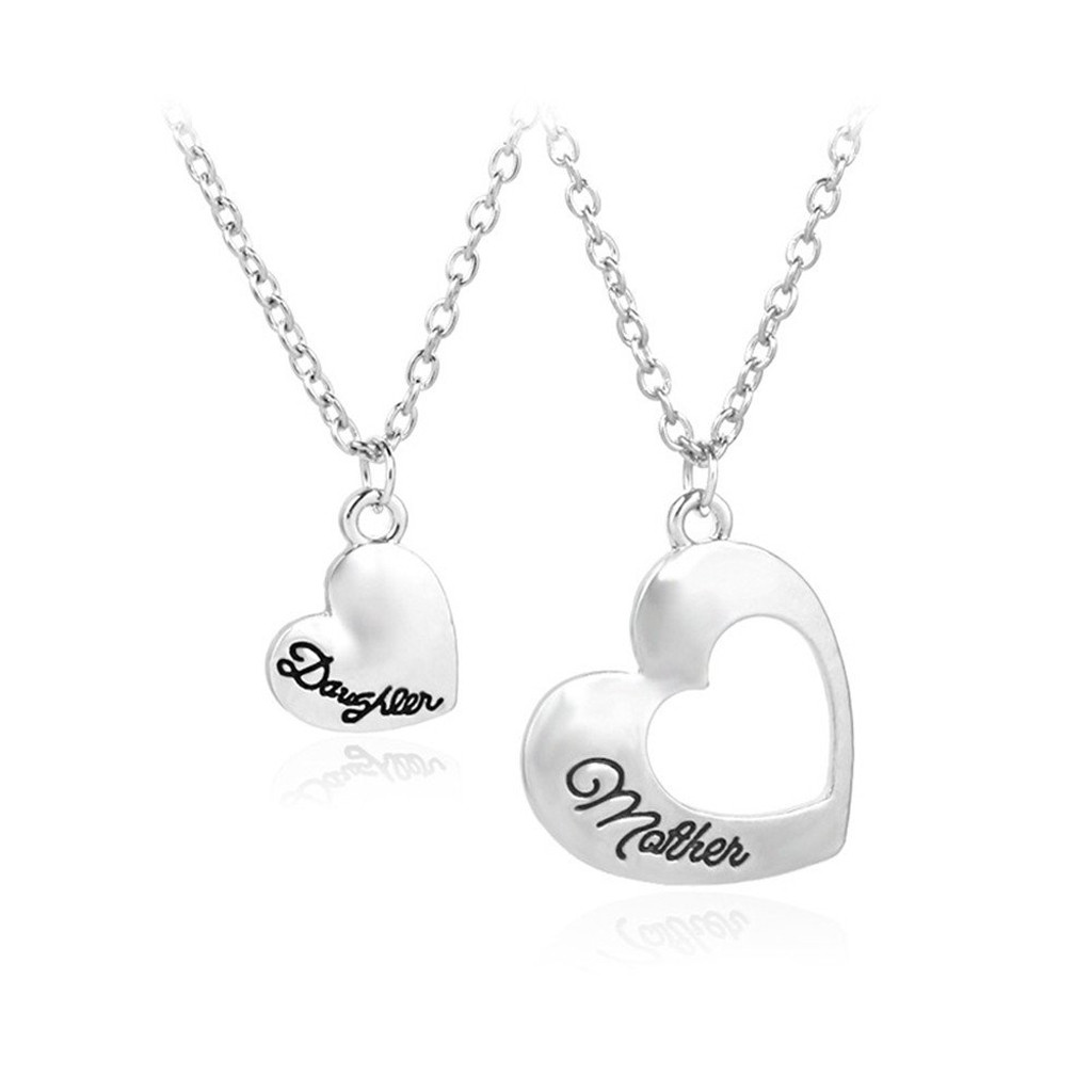 2pc Heart Pendant Jewelry Gift For 