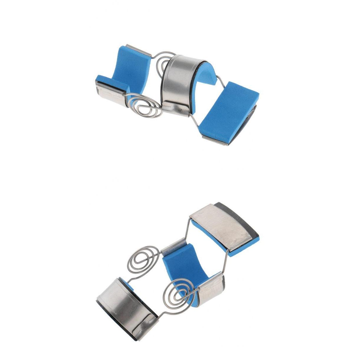 2pcs Padded  Finger Splint Support Brace For Straighten Curved Bent