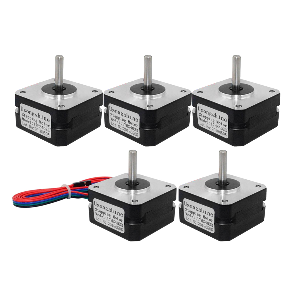 Set of 5 12V 2-phase Stepper Motor Extruder with Cable 4 for 3D Printer Parts