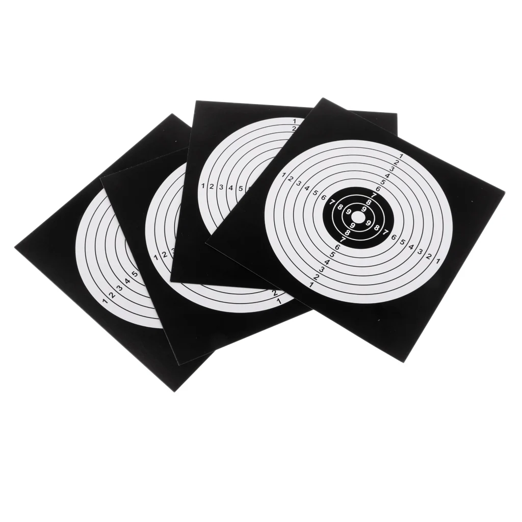 100x Adhesive  Reactive Paper Targets for Shooting Practice