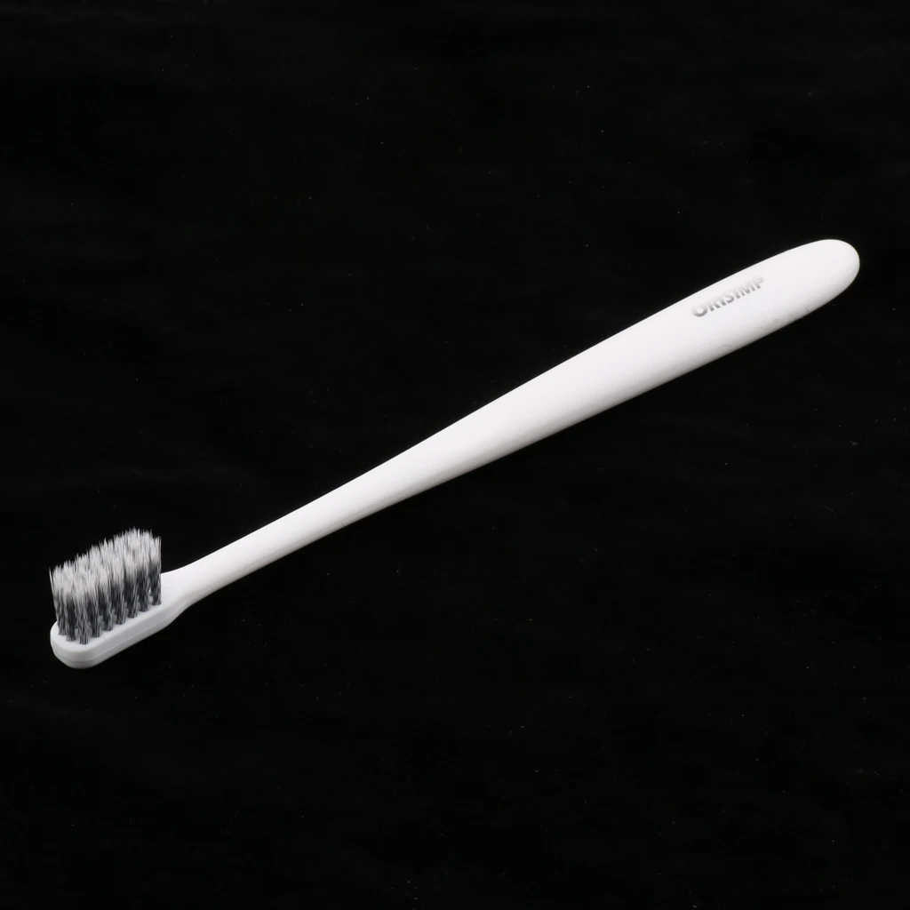 Adults Men Women Bamboo Charcoal Fiber Toothbrush with Storage Box Case for Travel Home