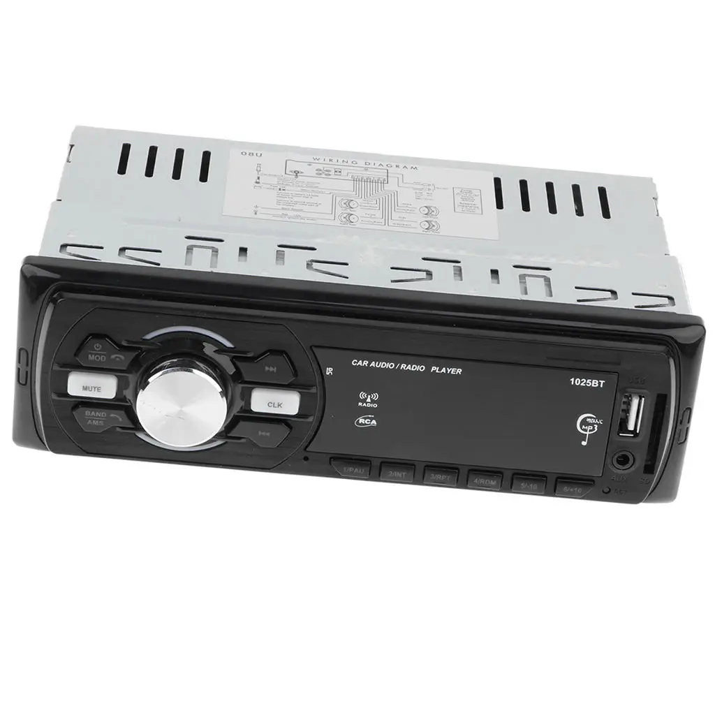 Bluetooth Car Stereo Audio In- FM Aux Receiver TF USB EQ MP3 Radio Player with Remote Control