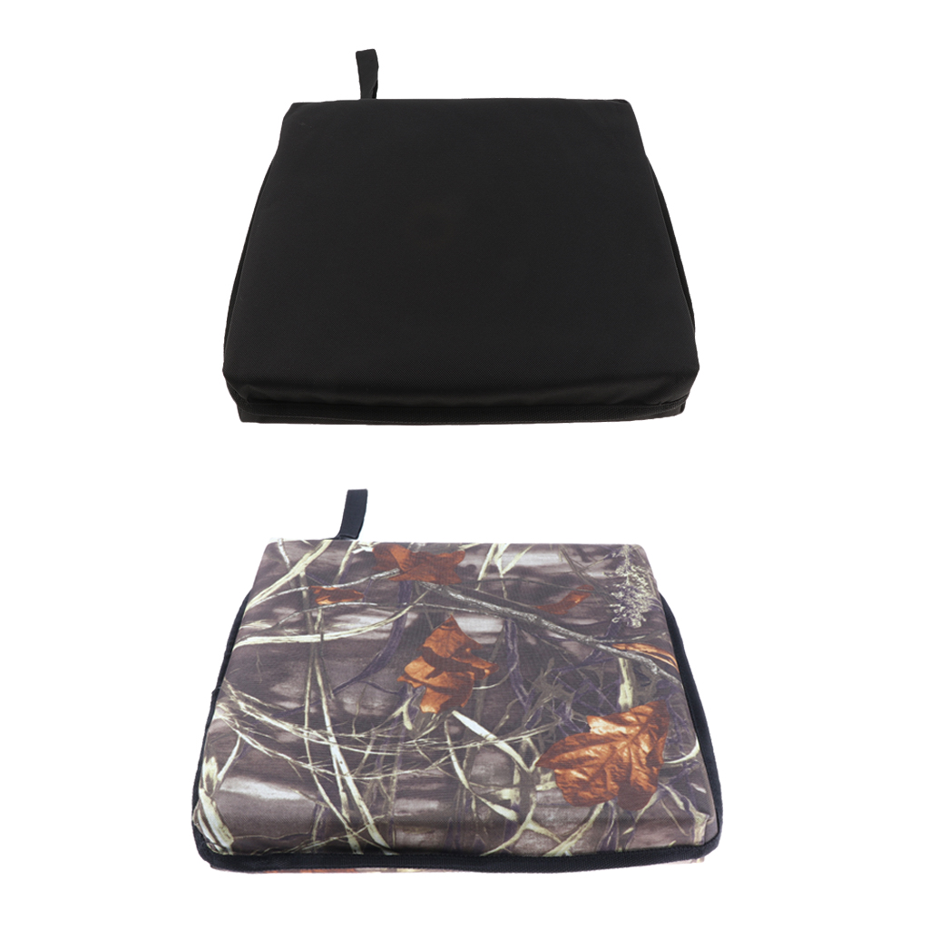 Portable Chair Seat Cushion Pad Outdoor Garden Camping Zipper Mat For Sitting Stool Beach Stadium