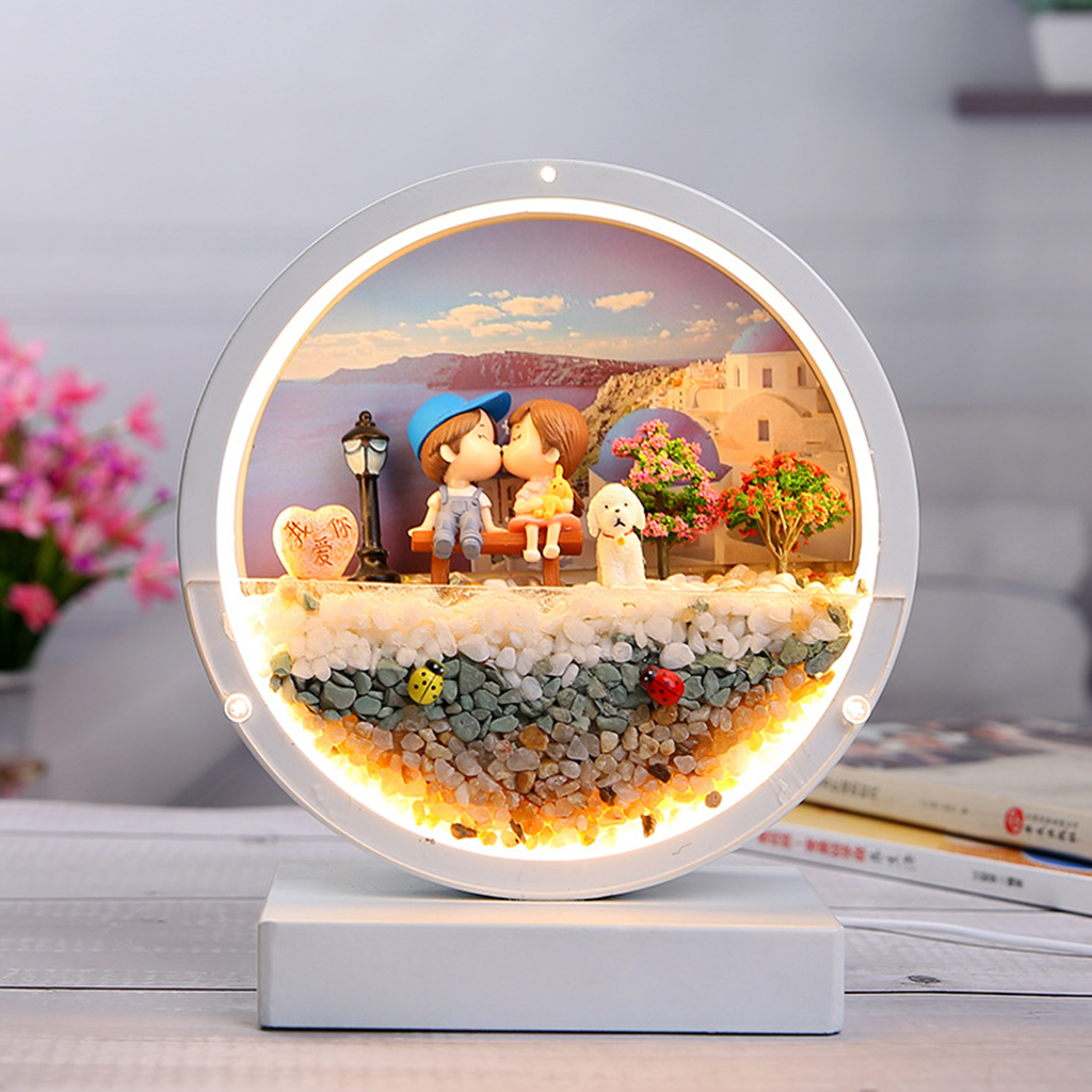 Candeeiro de Mesa Atmosfera Romântica Quarto Luzes Eterna Flor Casa Casamento Aniversário Ornamentos 4 Atmosfera romântica candeeiro de mesa quarto luzes