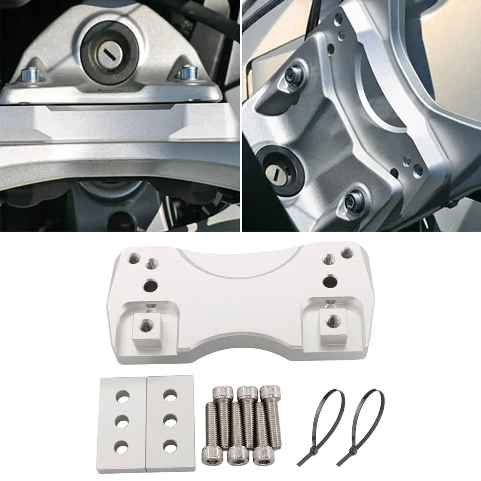 Motorcycle Aluminum Alloy Handlebar Risers Kit for BMW K1300GT 2009-2012