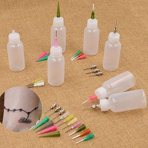 Best of Henna Tattoo Applicator Squeeze Plastic Drawing Bottle Detailing Nozzle Tip Set Reviews & Tips