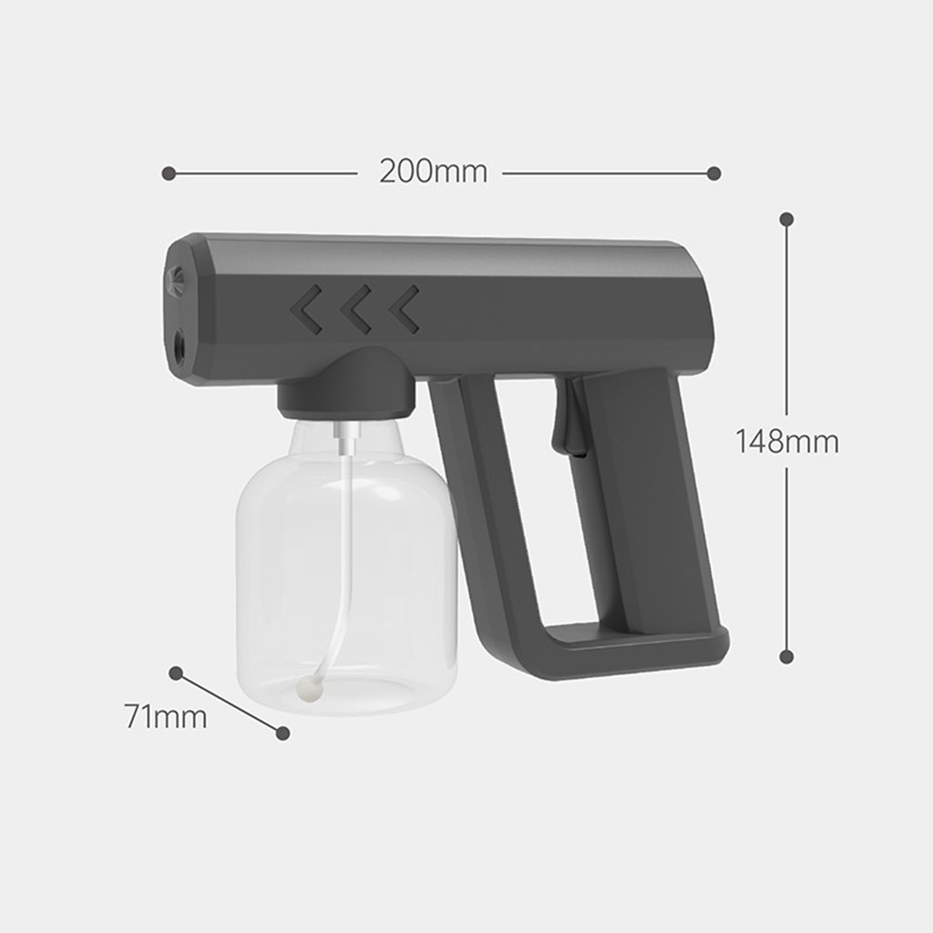 Portable Nano Sprayer Gun Electric Wireless Sterilization Atomizer Wireless 110-240V for Office Station School Garden Home