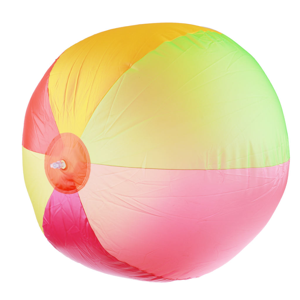 Glossy Panel Colorful Large Ball Inflatable Toy For Swimming Pool Beach