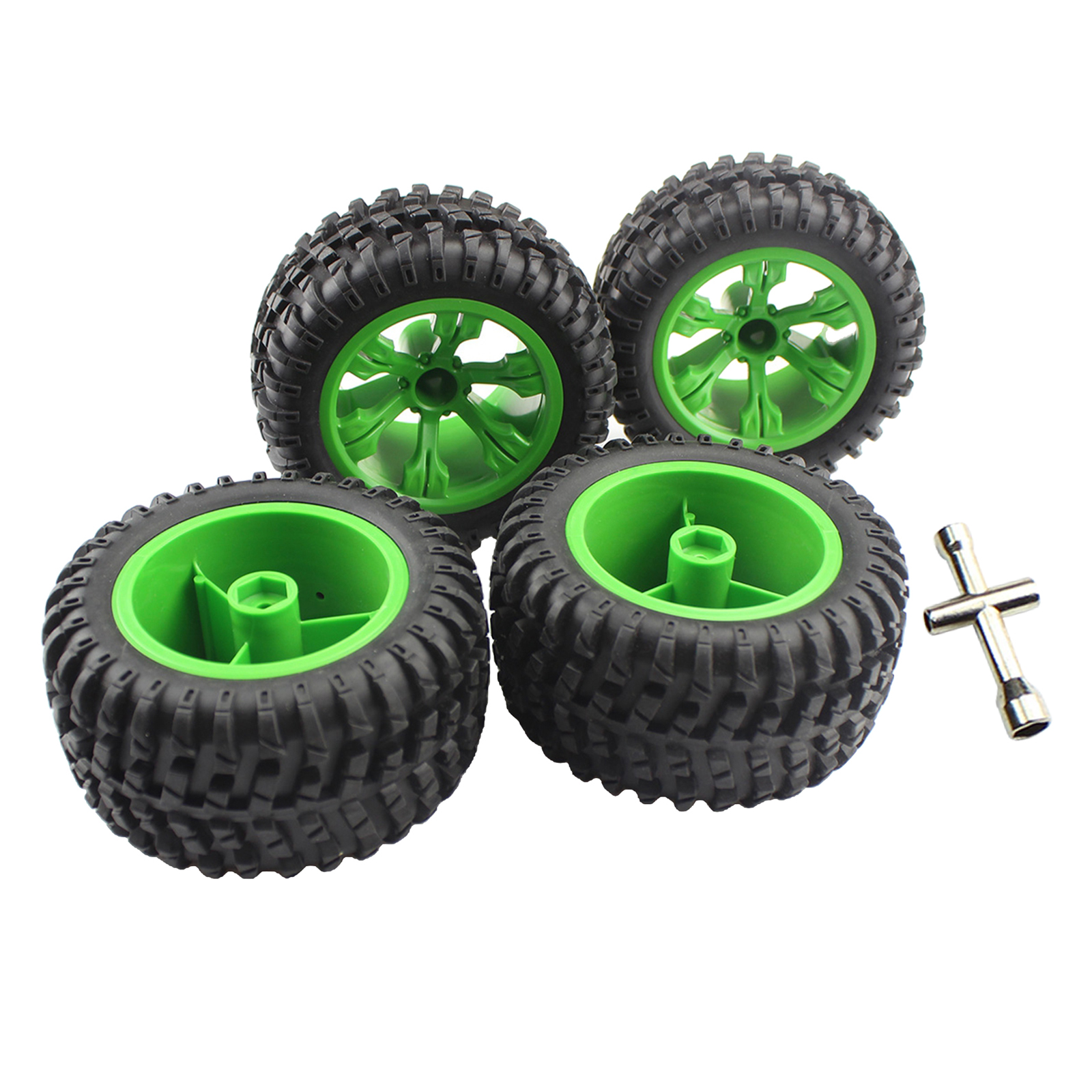 110mm Diameter Tire Replacement for Wltoys 12428 12428-B 12427 RC Cars in