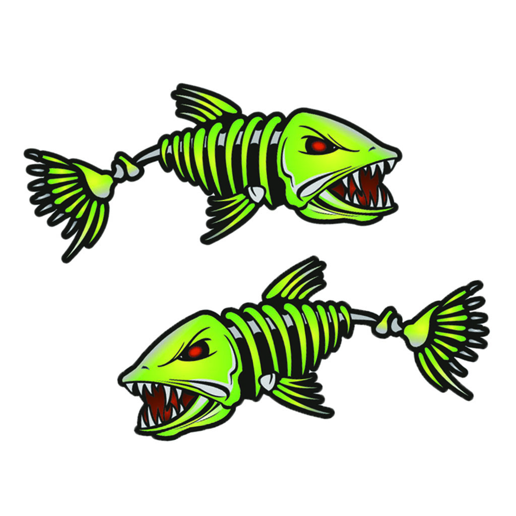 Kayak   Sticker       Bone   Decal   Self   Adhesive   Fishing   Car   Window