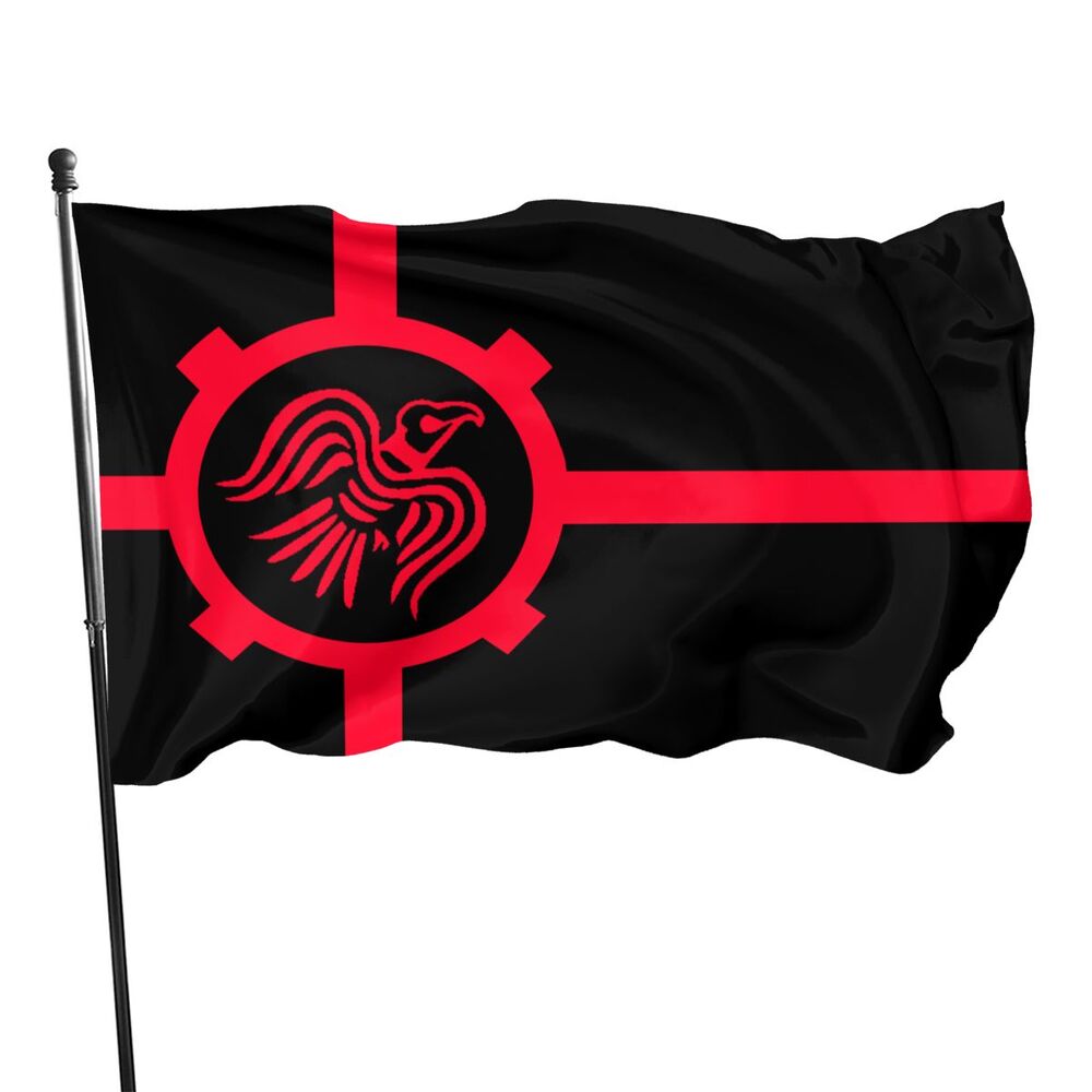 Viking Raven Flying Flags