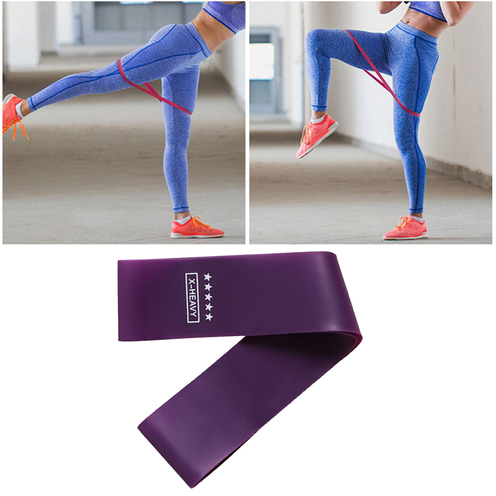 Resistance Band - Best Exercise Band for Women and Men Elastic Workout Band for