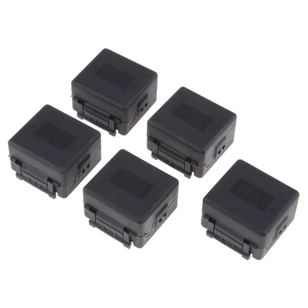 5Pcs Fuse Box 42*26-38mm Sound Automotive Filter Fuse Box Protector Uncover Snap Portable Safe