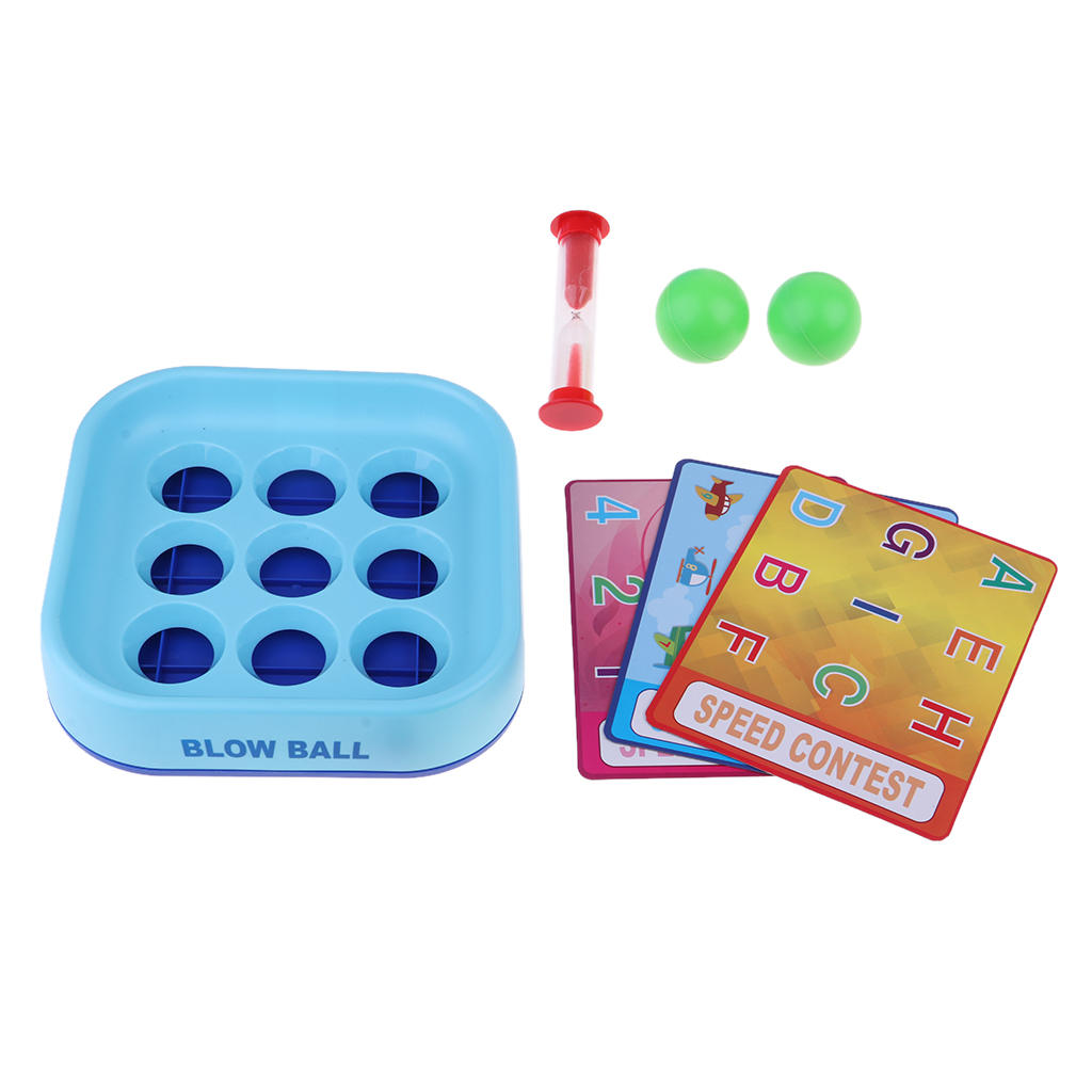 Parent-Child Interactive Blow Ball Toy Desktop Board Game Speed Contest