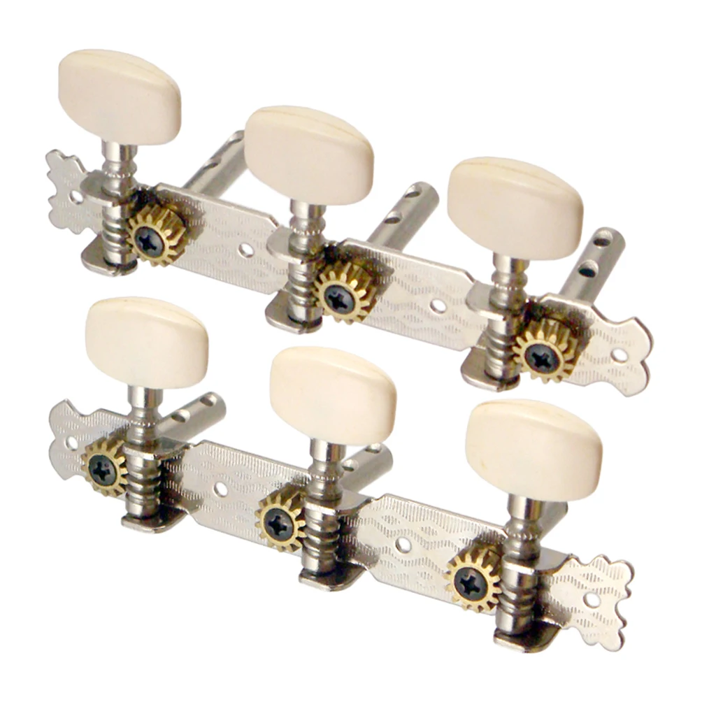 HONJIE 6 Pieces Guitar Locking Tuners Acoustic Guitar Tuning Pegs 