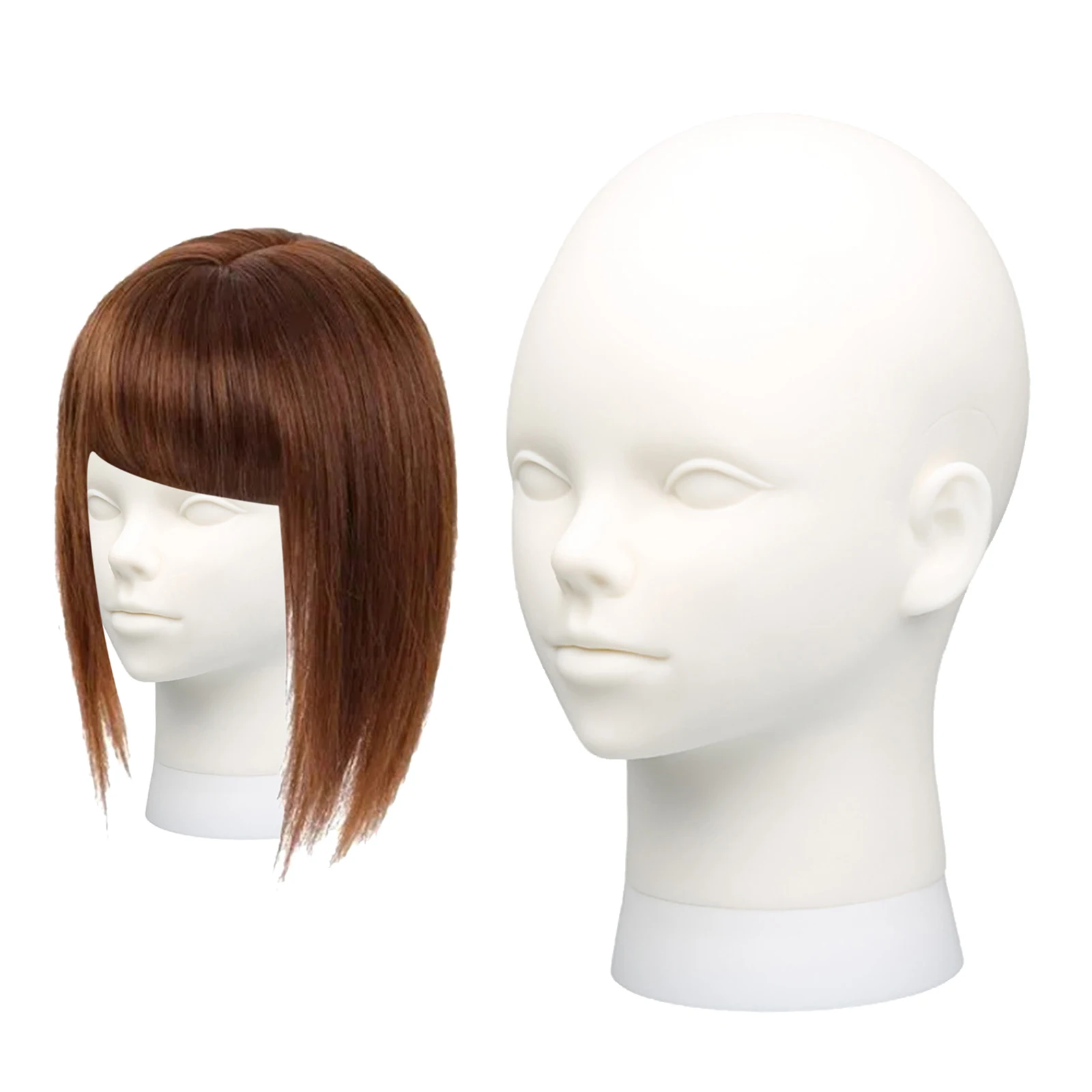 Bald Mannequin Head With Stand Cosmetology Practice Training Manikin Head Stand Tipod For Mannequin Wigs Home Salon Unisex