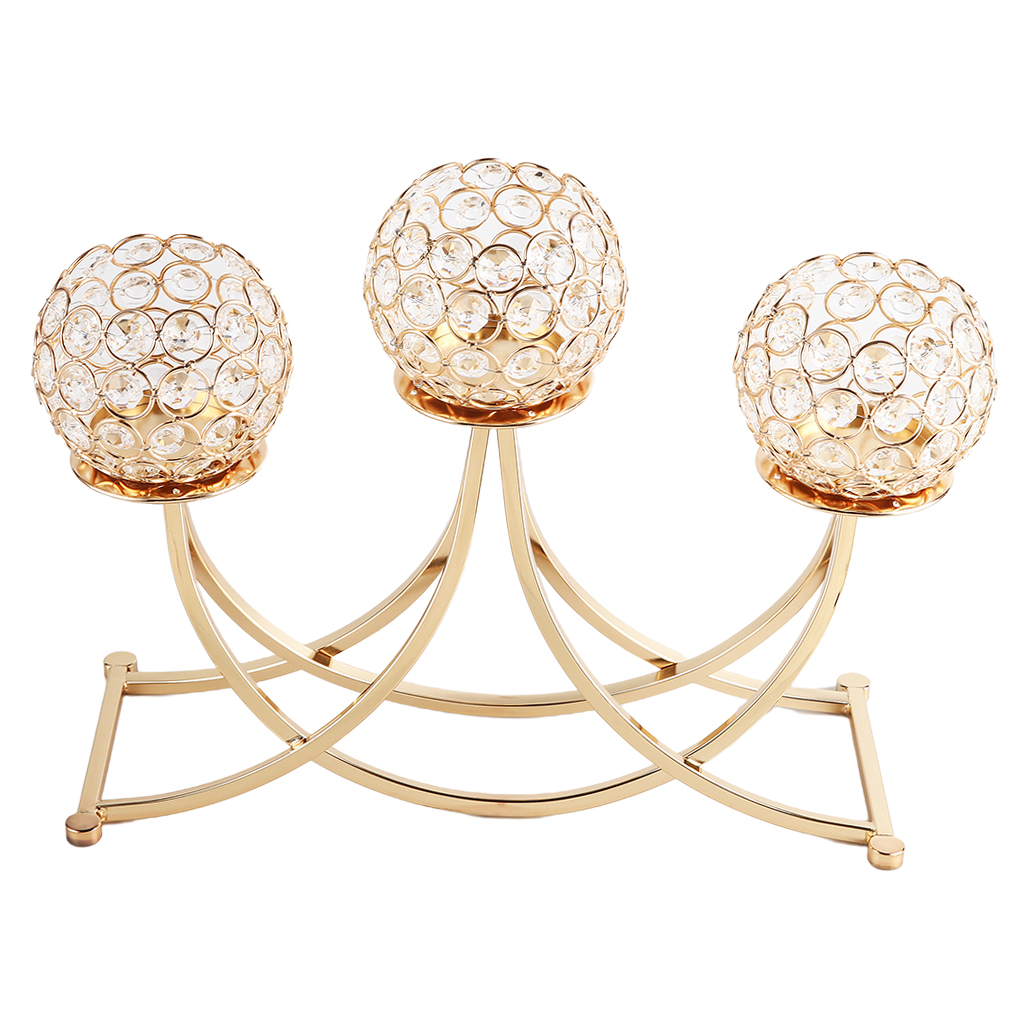 Gold Candle  Decor Table Centerpiece Candlesticks  for Wedding