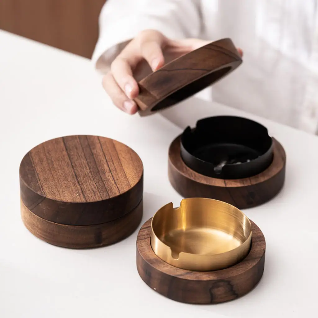 Windproof Ashtrays for Cigarettes Ash Tray for Restaurant Ktv Mens Gifts Families Gifts