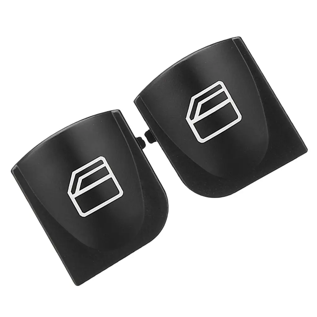2Pcs Window Switch Button  Cover Replacement for Mercedes W203 C-Class