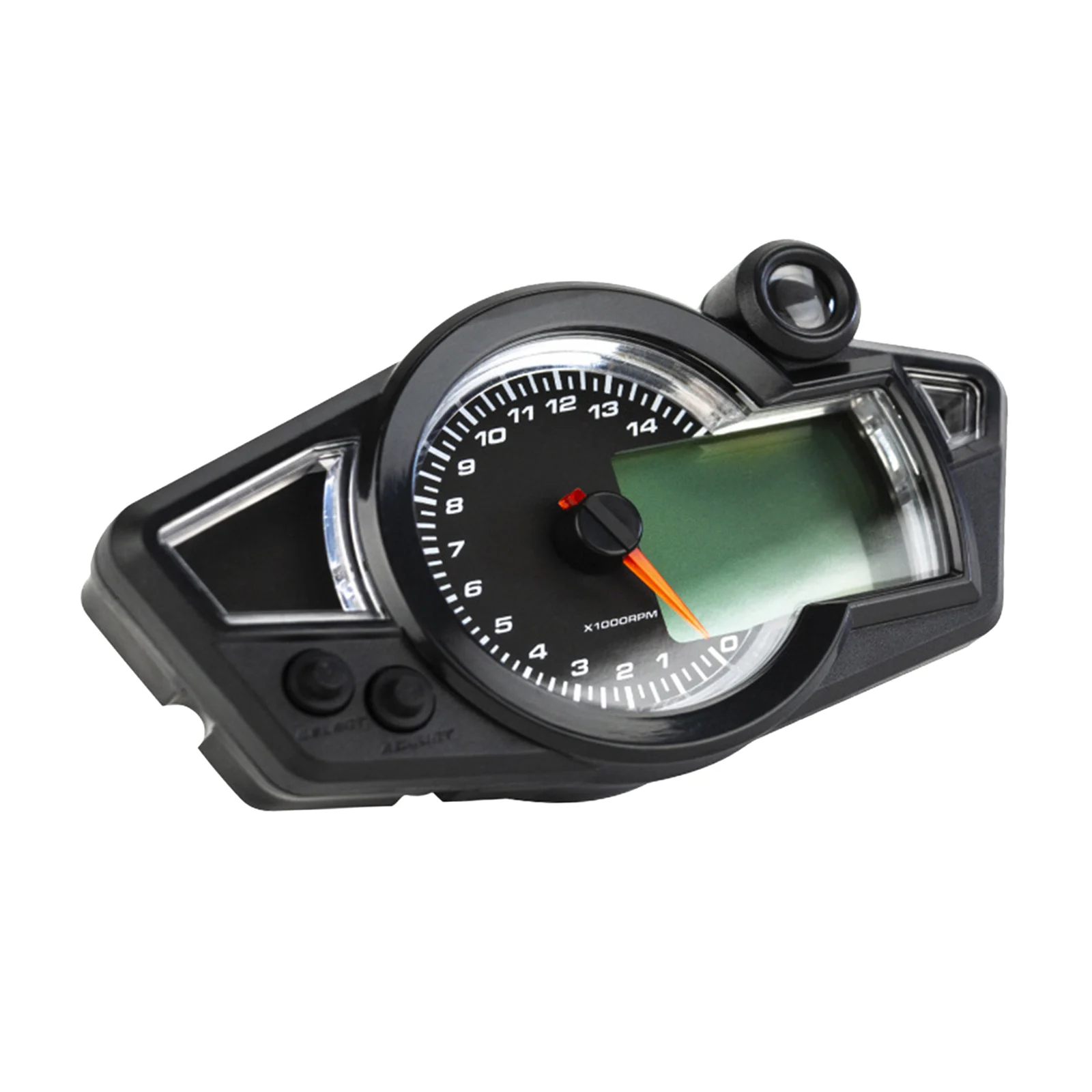 Motorcycle LCD Speedometer Gauge Universal ABS Tachometer Odometer Digital Gauge Fits for Motorbike Riding Dashboard Moto Parts