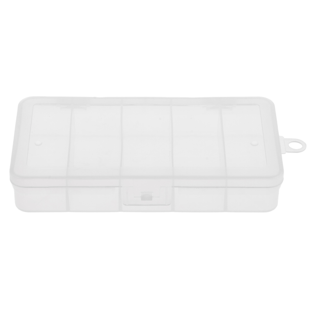 Clear Fishing Accessories Waterproof Tackle Box Storage Box 15 × 9 × 3 Cm