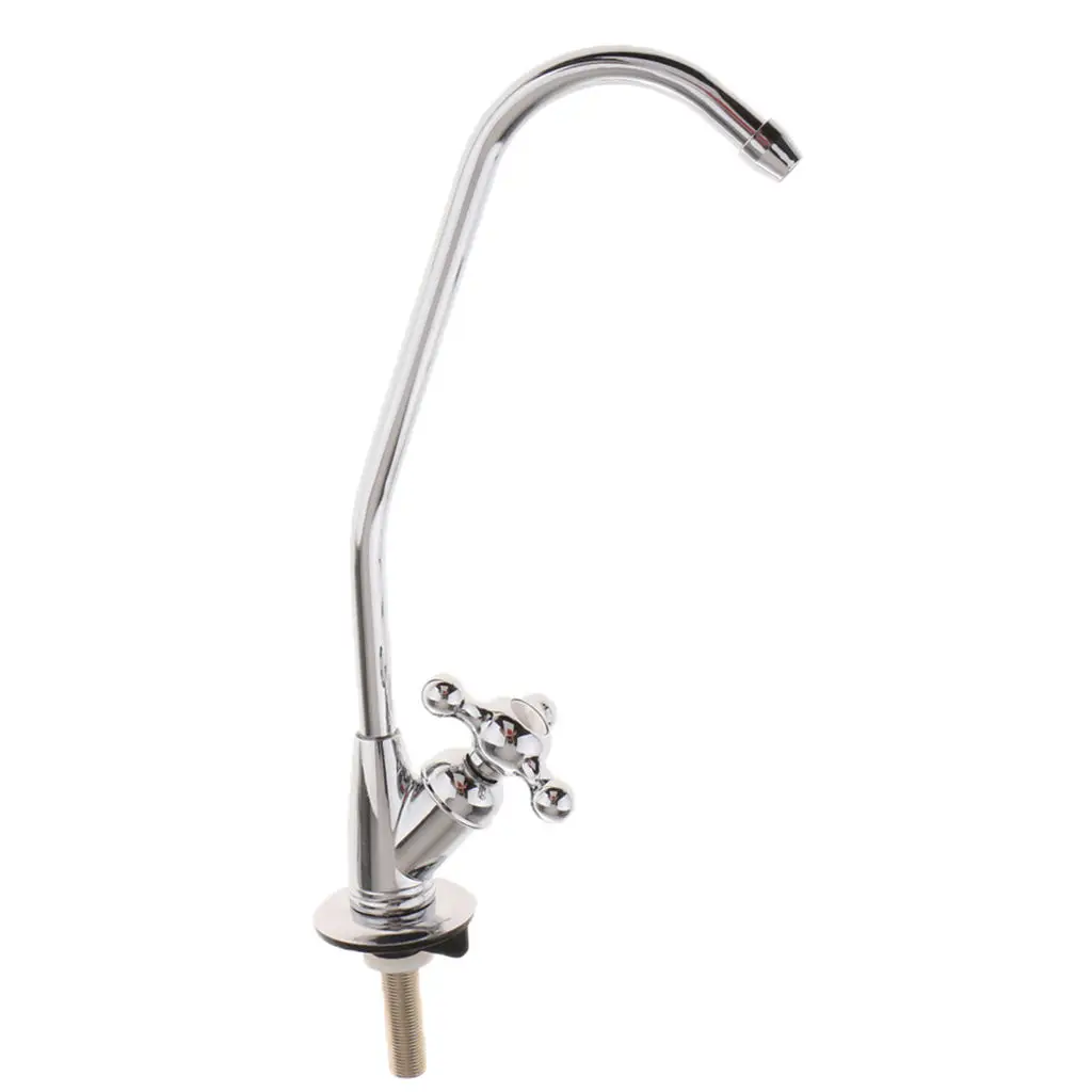 Stainless Steel Finish Mobile Home Motor Vehicle Kitchen Sink Faucet RV 