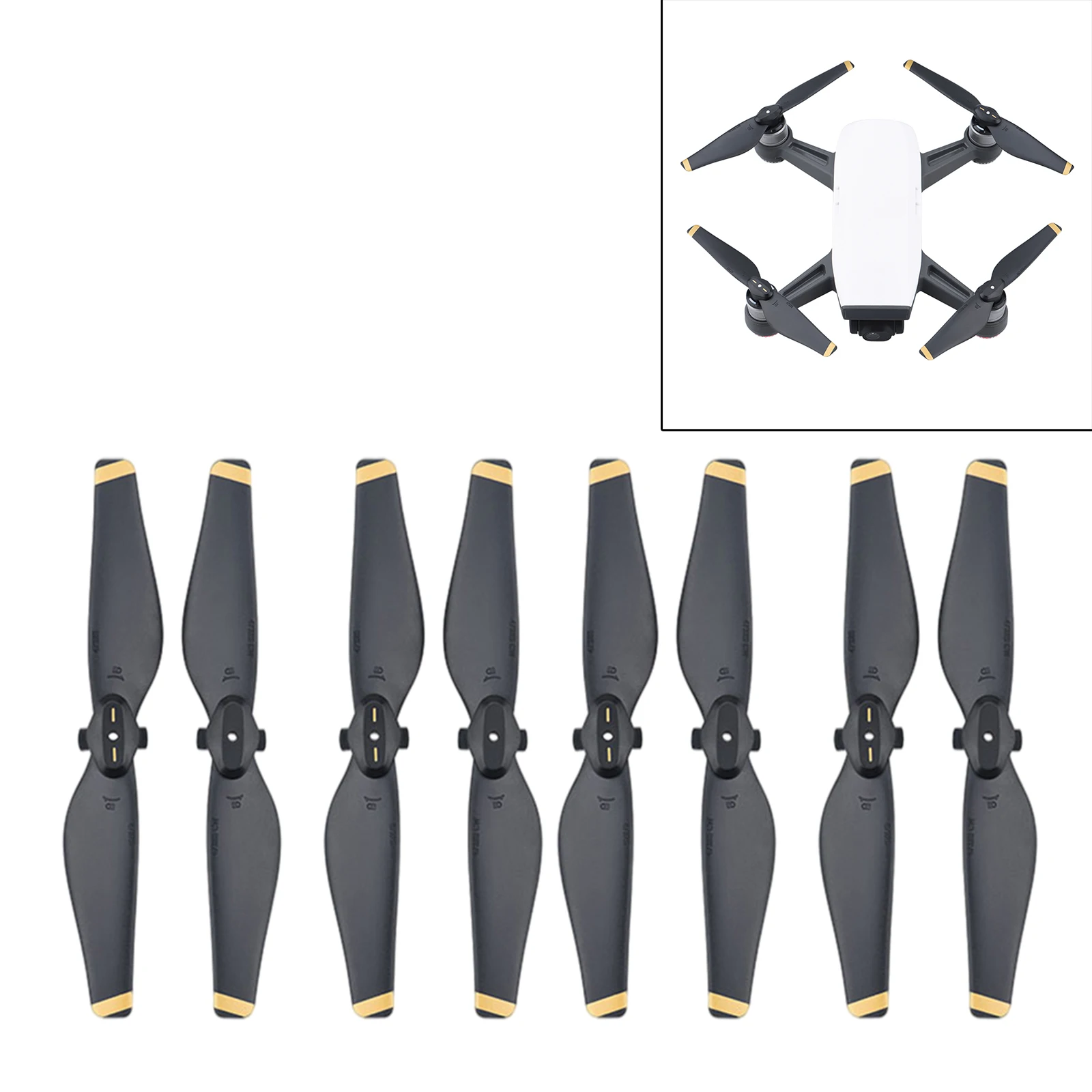 8Pcs Low-Noise Quick Release Propellers Props Set for DJI Spark 4732S RC Drone Quadcopter Spare Parts